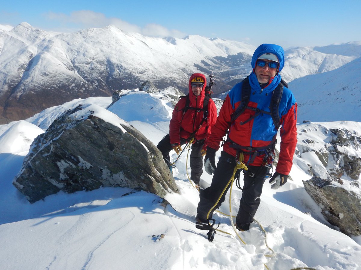 cercopithecus's tweet image. Tony and Elved on the Forcan Ridge, Scotland #paramopeople
