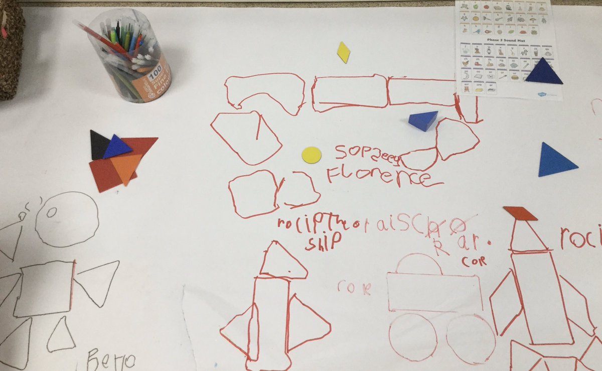 HTAClassJC's tweet photo. We have been so busy this morning using not only our knowledge of 2D shapes but also our phonics to create wonderful pictures#HTAMaths#HTAPhonics https://t.co/r508erhsoq