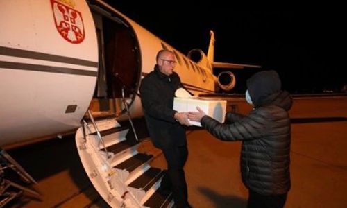 globaltimesnews's tweet photo. "65, Capricornus," Serbian Embassy in China introduced itself in its profile as it opened Weibo account, heeding the call of Chinese netizens who sought ways to donate to #Serbia for #COVID19. China and former Yugoslavia established ties on Jan 2, 1955. https://t.co/eLkuzeyHGX https://t.co/zyCLhAXPCx