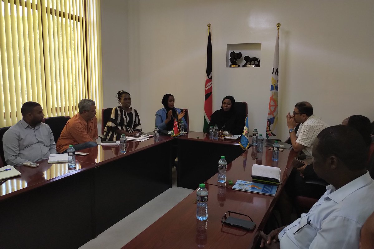 KncciMombasa's tweet photo. Today KNCCI Mombasa chairman @mustafaramadhn held a dialogue meeting with the CEC in charge of  Finance Mombasa county Ms. Marium  to dialogue on ways of ensuring that businesses in Mombasa remain sustainable despite the challenges they are facing. @HassanAliJoho @financemombasa https://t.co/hk5kXNqy6Q