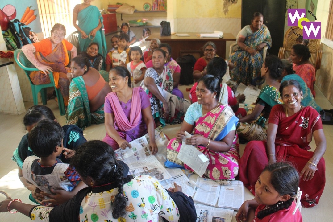 A workshop for a group of 37 women in a community in Chennai was conducted for #IWD2020 . The purpose was to sensitize women (mostly primary caregivers) about #genderequality and help them understand #genderstereotypes. To donate towards such workshops: womenofworth.in/give/