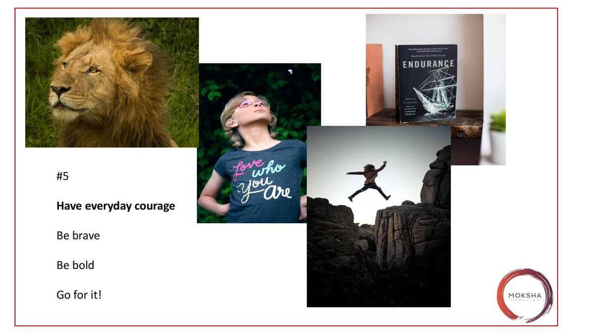 Moksha’s Top Tips to Building Your Business in 2020 : Top Tip 5 - Have everyday courage. 

Be brave, be bold and go for it!
 
Find out more about Moksha Coaching here zcu.io/RQkC
#moksha #toptips #sme #biztips #courage #brave #business #coaching #life #work