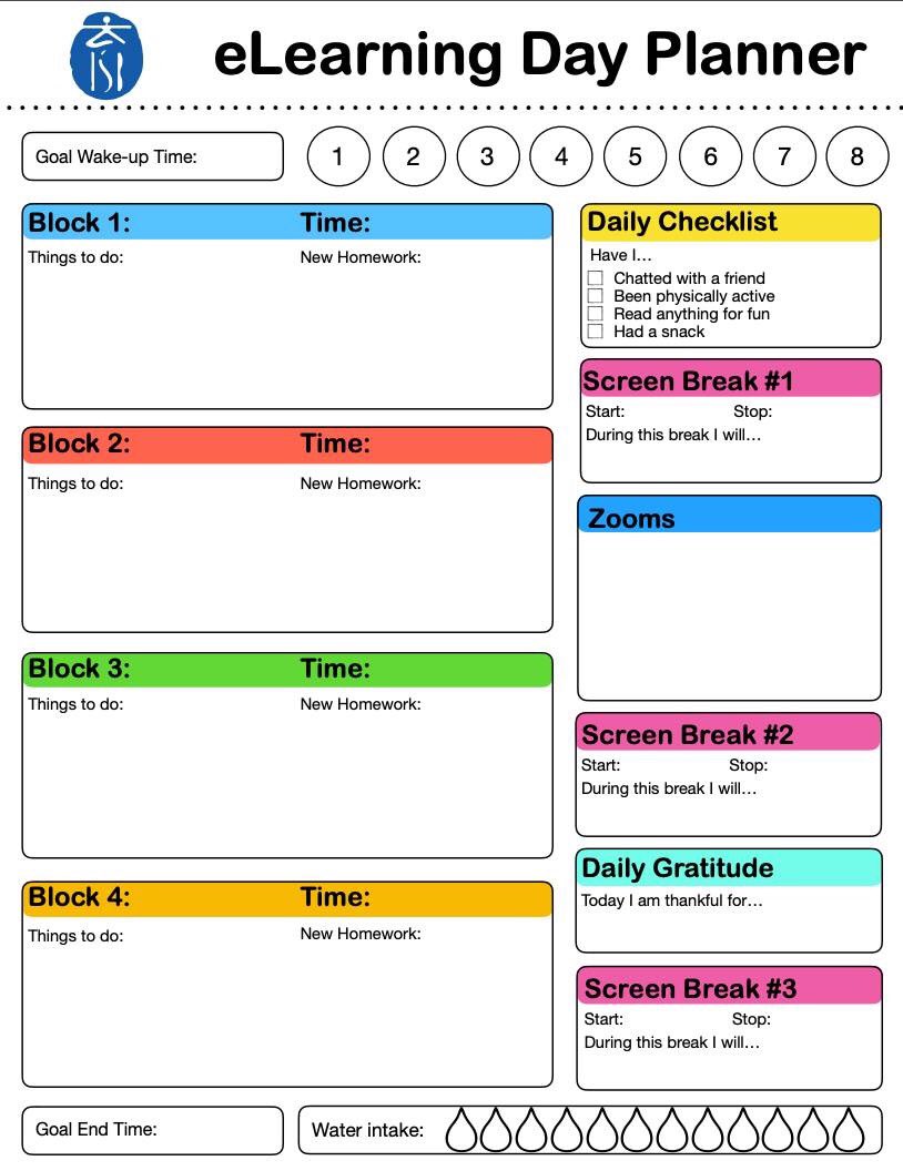 chamada's tweet image. One of the most important things to put in place for successful #eLearning is a system for students and parents to plan their days. Here’s what we’ve developed at #learnISB to support our community. #onlinelearning #schoolclosure #learning2 #21clhk #coachbetter