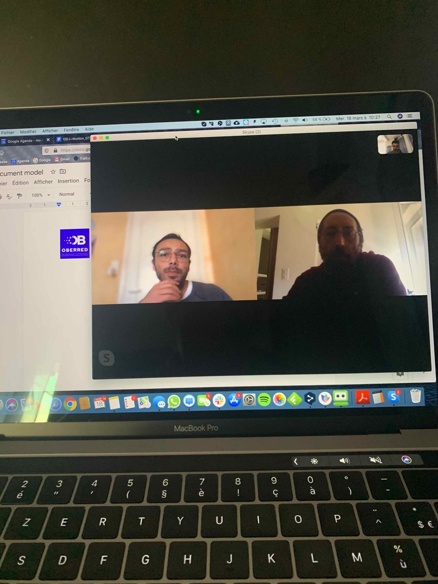 OBERRED1's tweet photo. #COVID19 doesn't stop the project @OBERRED1, videoconference with @UrfistNice colleagues confined to their homes. #staystrong #openresearchdata #openbadge  #OBERRED #epeople #ErasmusPlus #ErasmusPlusProject @Erasmus_Project https://t.co/XqPQsKmqB3