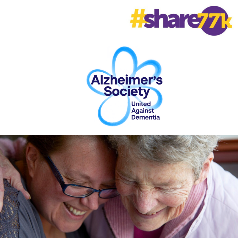 SearchSeven's tweet photo. As part of our #share7 campaign, we raised £1,666 for @alzheimerssoc. We're pleased to announce that they're one of our 10 nominated charities, receiving funding from our #share77k campaign. Find out more here: https://t.co/Bmu0nzMvup https://t.co/zM7UdO0xPE