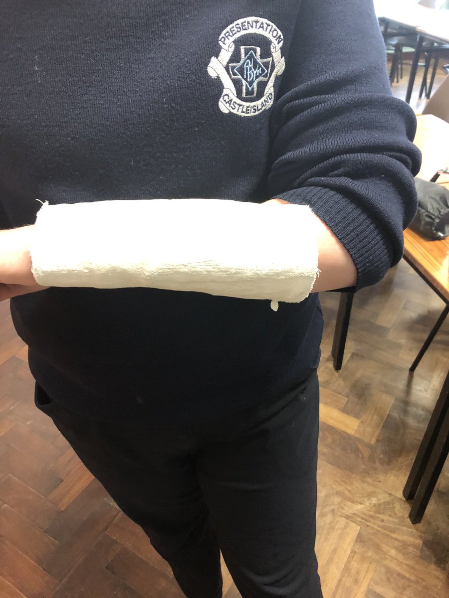 CastAways20's tweet photo. Introducing our finished products! Our slim fit cast covers are made from recycled car covers and tents, and as a result are waterproof! We went with black as it suits most outfits/uniforms and is a slimming colour on bulky casts! @StudentEntProg @KerrySEP @PresCisland https://t.co/57fB3C43CK