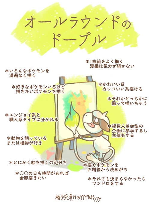 自分の周りにいるポケ界隈お絵かき好きの人たちをおおまかに4つに分けてみた

あなたは何タイプ??
リプにアンケート設置するので当てはまった人はぜひ答えてくれると嬉しいです?

※あくまでも自分の周りにいる人対象なので当てはまらない場合があります※ 