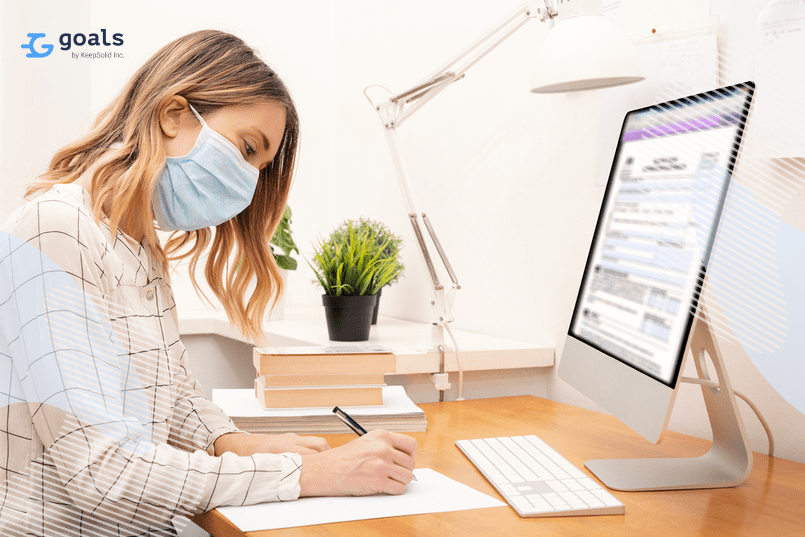 Many companies are asking their workers to WFH to slow down the spread of #COVID &amp; preserve their health. This change creates a new set of challenges for managers to support and stay connected with their new remote workforce. That's why we're here to help: keepsolid.com/goals/blog/how…