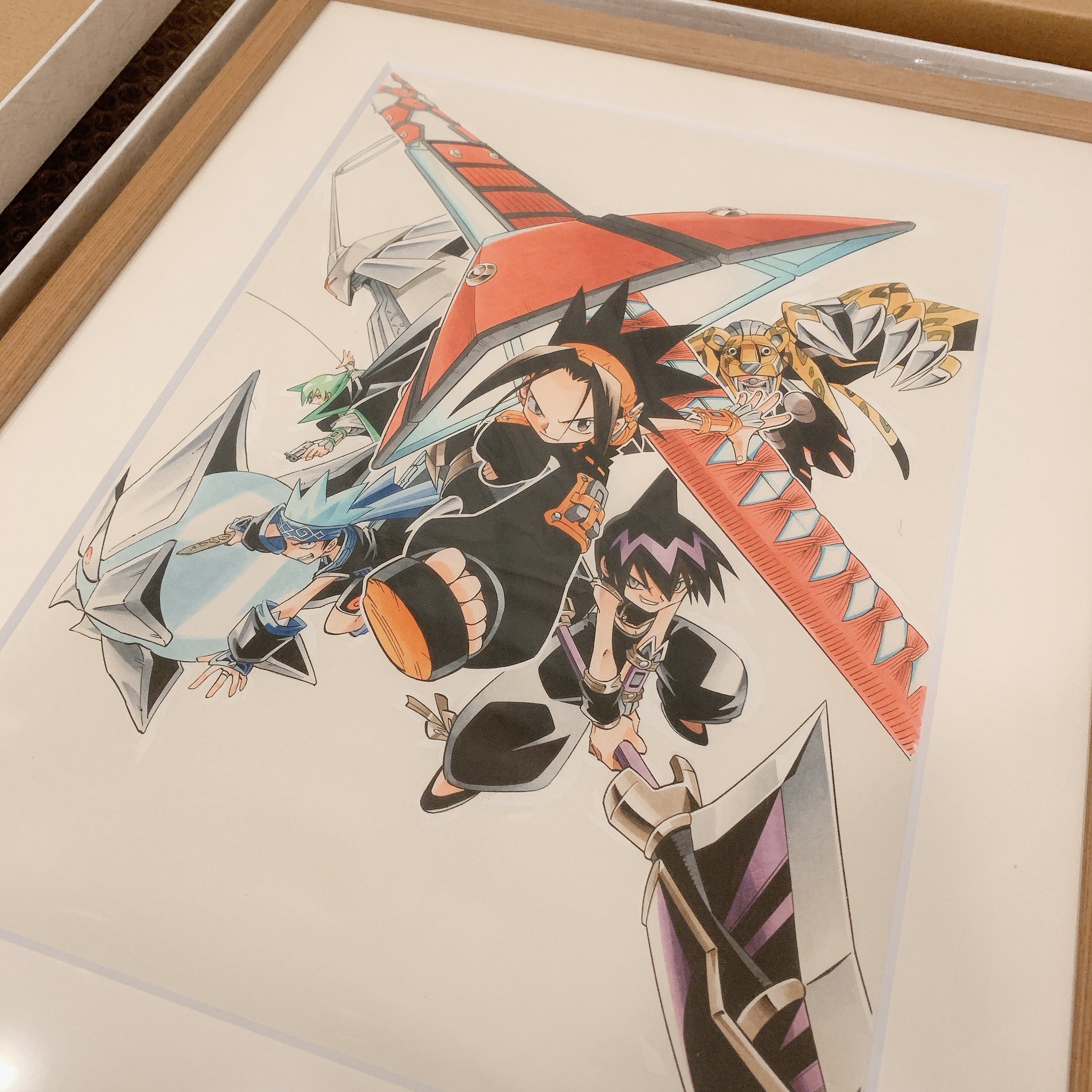 おもちゃ】 シャーマンキング展 複製原画 A メッセージ