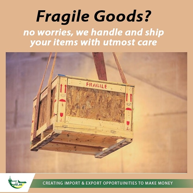Scared of sending fragile items down to Nigeria? You have no worries because at shiptonaija your items are handled and shipped with utmost care. Visit shiptonaija.com now to start your stress free shipping journey with us. #shiptonaija #shippingtonigeria
