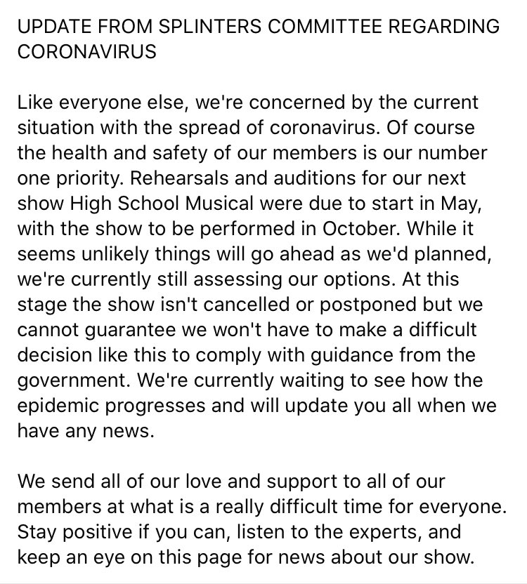 Splinters Theatre tweet media