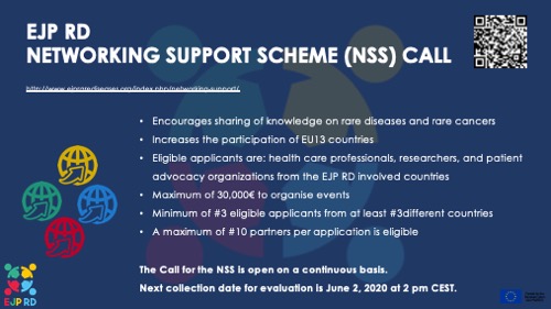 ERDERA_org's tweet photo. π΄#ejprd #NetworkingSupportScheme (#NSS) #Call π°is #open π #aim? Increase t participation of usually #EU13 #Countries in new and in existing #research #networks on #rarediseases or #rarecancers in compliance w @irdirc #vision & #goals π by 2 June
https://t.co/WM6jgokk9M https://t.co/QoFdJGp2NO
