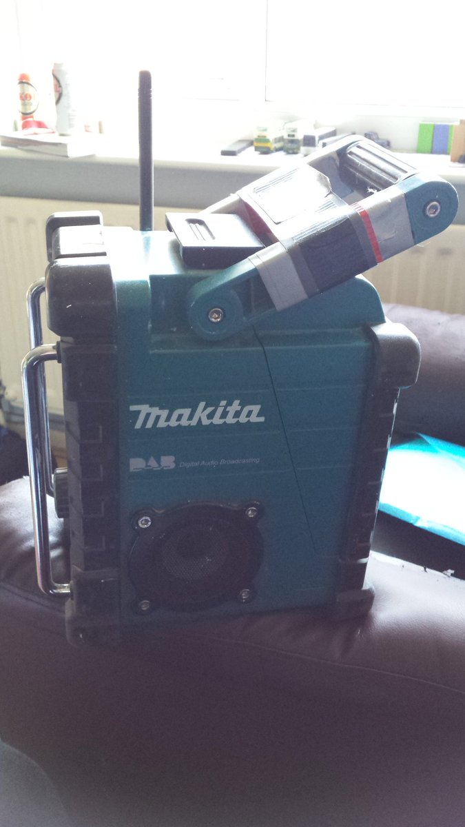 My old makita site radio dmr 104 blue