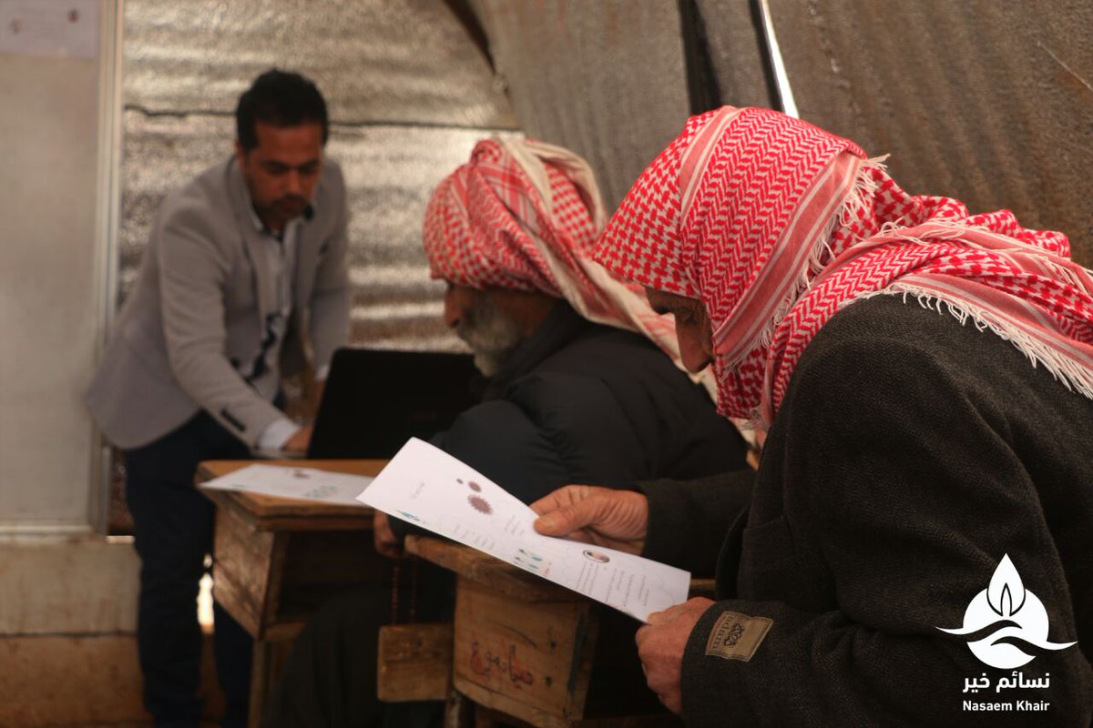 NasaemKhairOrg's tweet photo. For the second day, the protection teams are working to raise the IDPs' awareness, in the camps in northern Idlib, of the need to take precautionary measures to avoid the Corona virus COVID-19
#COVID_19 #Wareness
#Nasaem_Khair
#منظمة_نسائم_خير https://t.co/exViVvn0rk