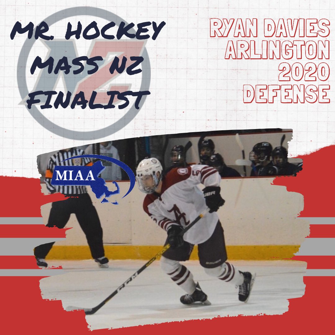 MassNZ's tweet photo. 🔊Another day? Let’s introduce our 3rd of the 🔟 Finalists for the Mr. Hockey @MassNZ Award for 2019-20:

Congrats go out to @JohnMessuri’s  Senior Defenseman Ryan Davies!

🗓 Stay tuned daily for the next 7️⃣!#MassHSProud 

🏒 https://t.co/9HT2cvOMJY

👤https://t.co/ODnyZwCERC https://t.co/1KRyuRovP9