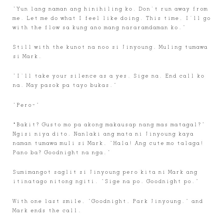 180:~bawal akong kiligin sa sarili kong narration. Anoba nica?  #MarkJin