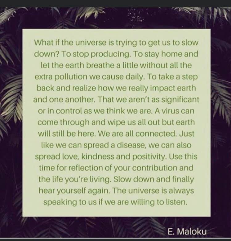 The universe is trying to slow us down - for a good reason too: