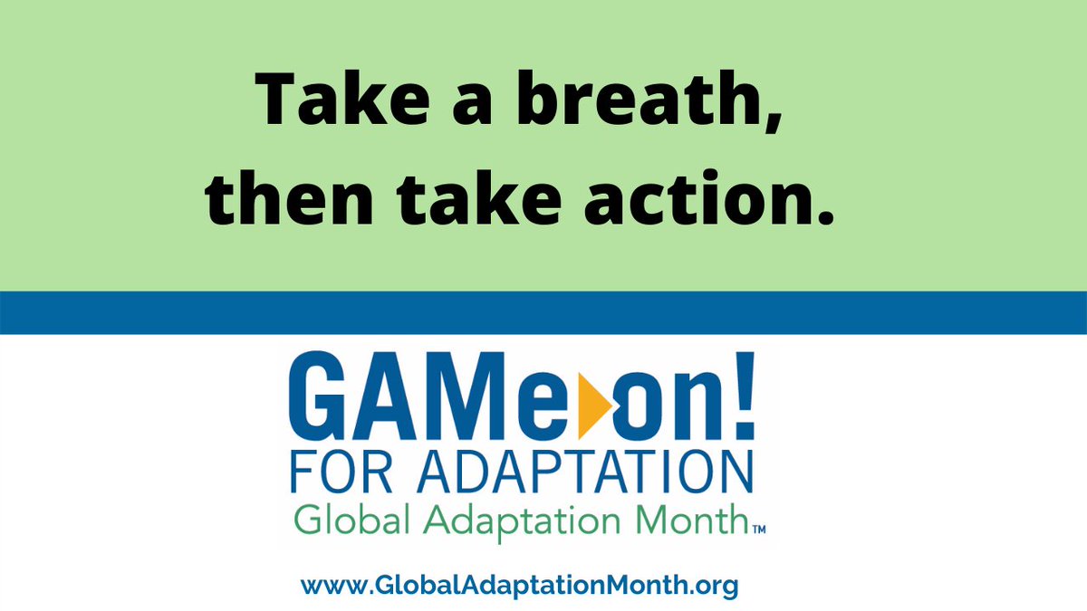In times of uncertainty, we must care for each other. Just as social distancing can slow COVID-19 impacts, #adaptation efforts can curb the effects of #climatechange on our communities, especially those most vulnerable.  Learn more GlobalAdaptationMonth.org 

#GAMeOnforClimate