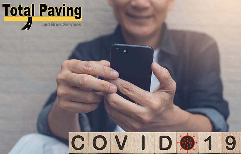 TotalPaving's tweet photo. We take the health of our clients and team very seriously. To ensure everyone's safety the pandemic, starting immediately, we are offering video conferencing consultations. Don’t hesitate to estimate! #pavingestimates#totalpaving #totalpavingandbrick#socialdistancing https://t.co/1dKhOIpyuh