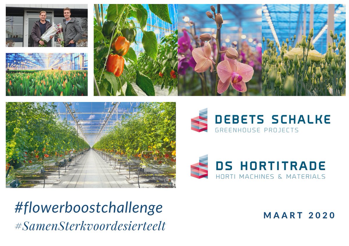 We also want to support the floricultural sector in this difficult time!  For the #Flowerboostchallenge we bought flowers from <a href="/VandenEndeRozen/">Van den Ende Rozen</a> &amp; <a href="/SenZaroBV/">SenZaro ‘THE BLOOMING COMPANY’</a> 

We challenge @steetecinstallaties &amp;  <a href="/Alcomij/">Alcomij</a>  @tuinbouwcommunicatie  &amp; <a href="/PanoramaStudios/">Panorama Studios</a>  to do the same!