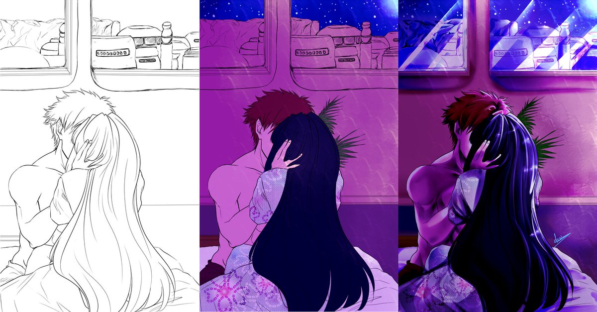 desiletitsnow's tweet photo. Hello! Petit step by step de mon dernier GaaHina ! Oui on se rend pas compte comme ça sans voir leurs visages et tout mais promis c'est eux :'D
#gaahina

P. S : Le Ulule pour la sortie du volume 2 des Prisonniers du rêve 👀✨✨✨ ⬇️ https://t.co/wfKvaW4tM9 https://t.co/GJILs35Pm3