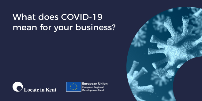 LocateInKent's tweet photo. Has your business been affected by the #COVID19 pandemic? The Government has set out a package of temporary financial measures to support businesses across the UK. To find out more or how we can help you access support click here - https://t.co/YA471ldQbT https://t.co/d5x15qFK7f