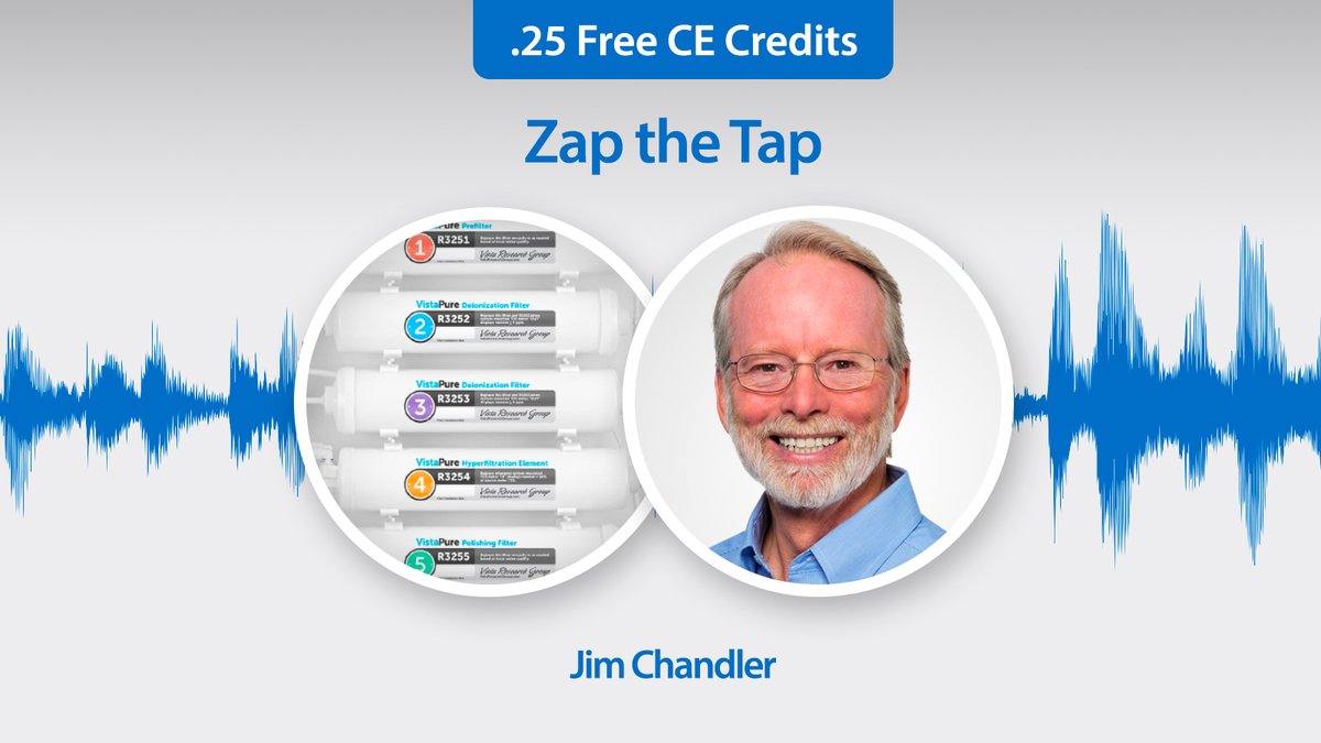 Did you know that city water can impact your steri-center differently based on where you live? In this podcast, developer of VistaPure, Jim Chandler discusses options for water treatment.

vivalearning.com/member/podcast…