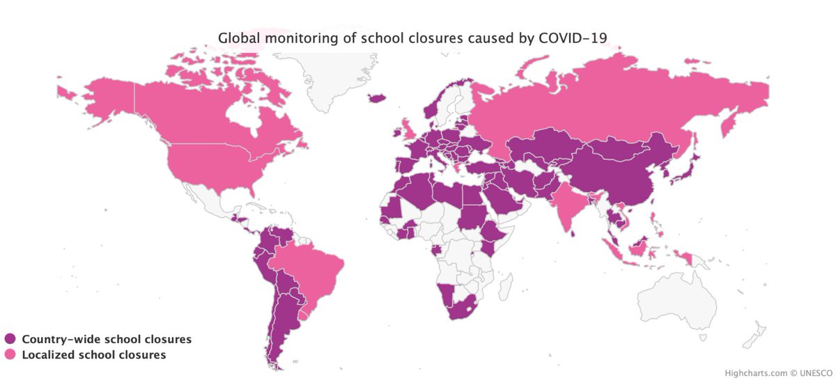 🔴 BREAKING!

⛔Half of world’s student population not attending school due to #COVID19⛔

<a href="/UNESCO/">UNESCO 🏛️ #Education #Sciences #Culture 🇺🇳</a> launches global coalition to accelerate deployment of remote learning solutions.

Full story: on.unesco.org/3dakLUr #Coronavirus #CoronavirusPandemic
