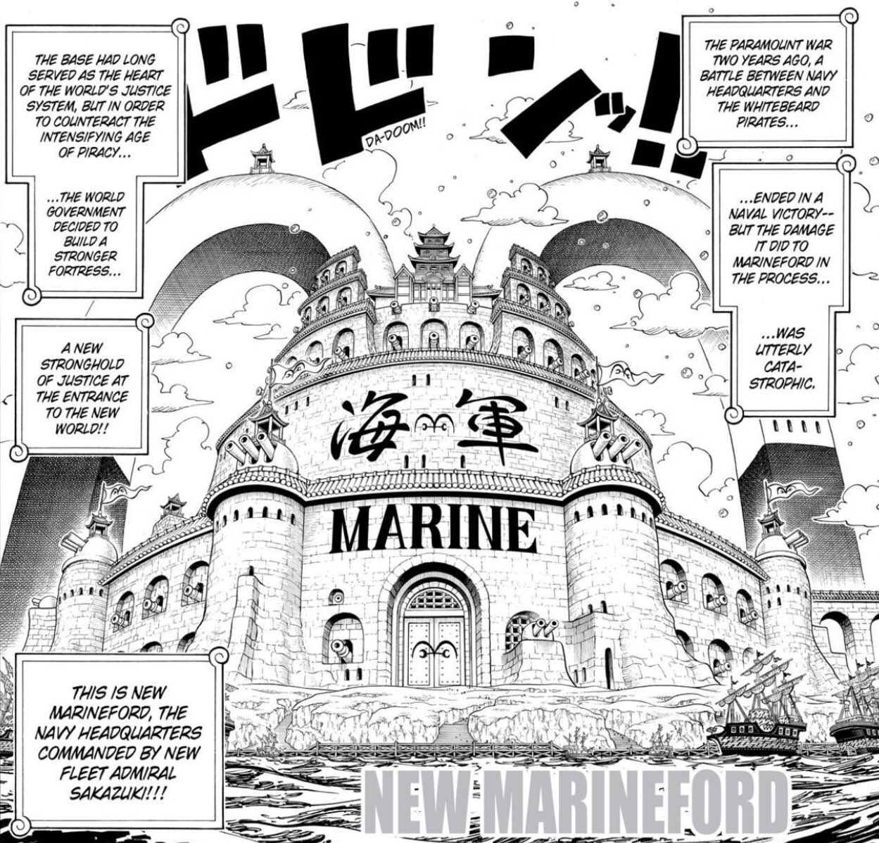 The last page of this week's chapter had the same gravitas as the start of  Marineford : r/OnePiece