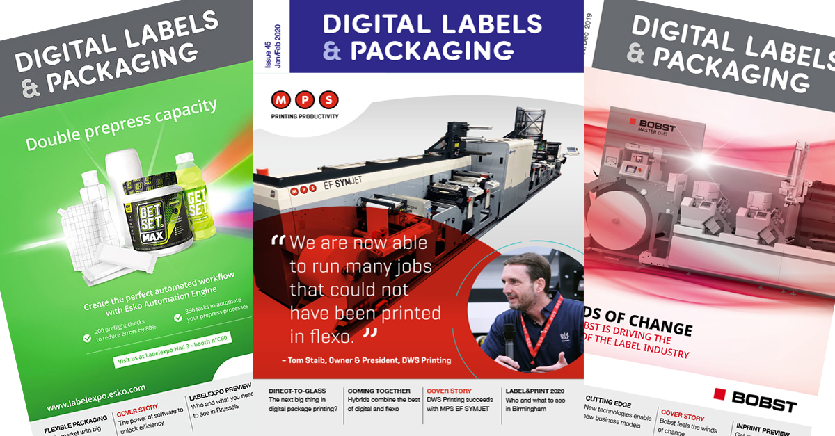 digital labels and packaging