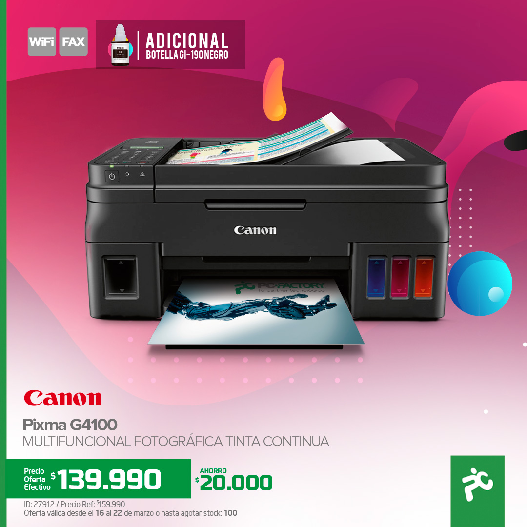 PCFactoryCL's tweet image. ¡No te pierdas estas ofertas IMPRESIONANTES🤩! Renueva tu equipo con este especial Impresión: pcfactory.cl/ofertas-impres…