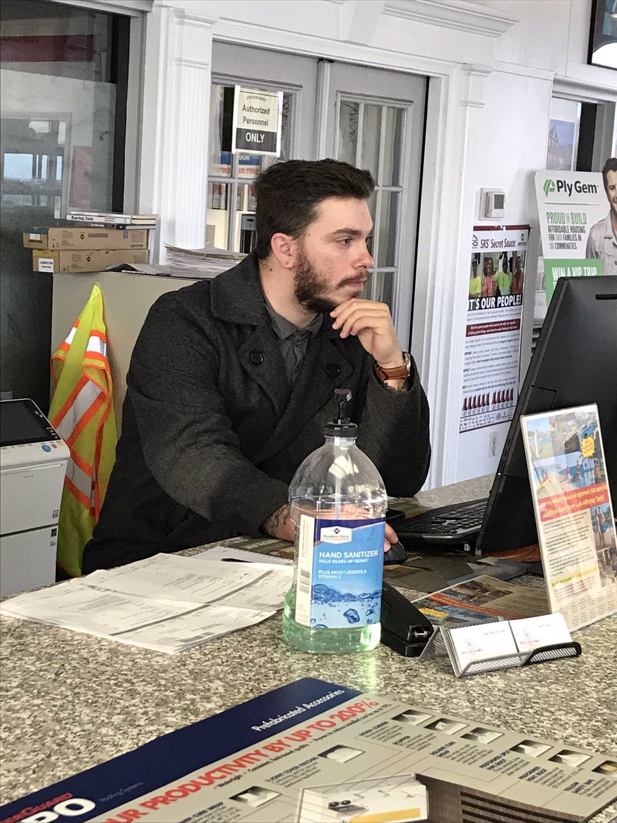 wscantonwooster's tweet photo. Matt is ready to help you with all of your roofing, siding and window needs.  He also has a TON of hand sanitizer! https://t.co/JTK4CZuZe4