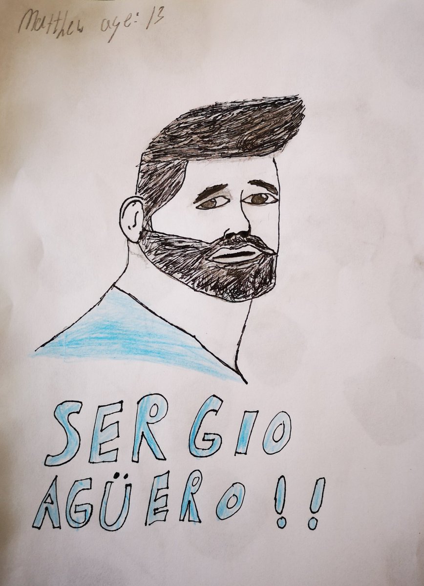 johnmcgauley70's tweet photo. @WillSliney Today's drawing from a Man City obsessed 13yr old.
Thanks for doing this Will... As the saying goes 'You have done your country (and its kids) some service'... #wewilldraw https://t.co/OuQGBEDRMx