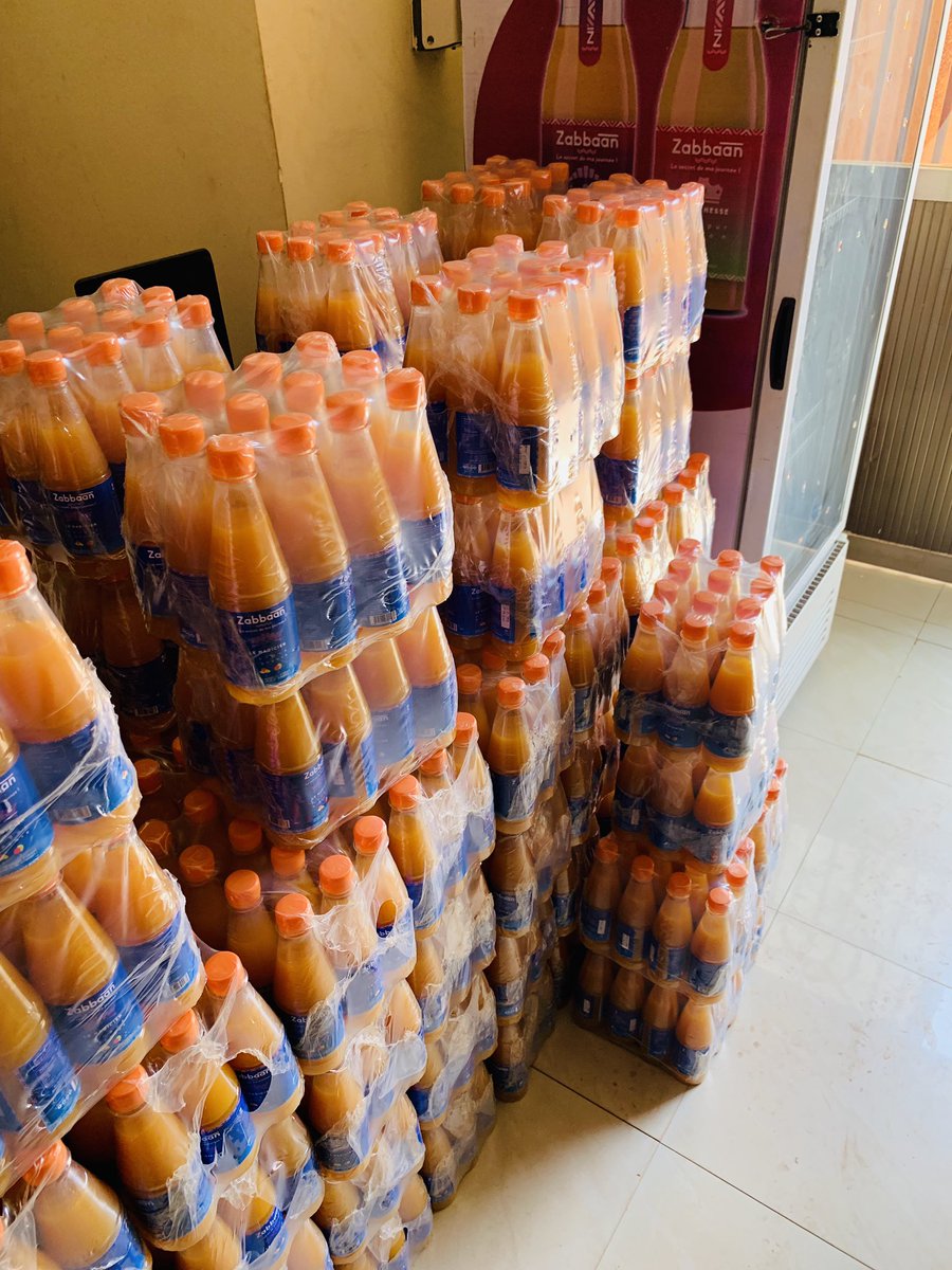 Hygiène renforcée !Sécurité renforcée ! Encore plus de vigilance! 
[ Les jus fruités  Naturels et Nutritionnels de la gamme #Zabbaan pour renforcer vos défenses humanitaires] 
#Vitamines #Lesmineraux

Packs à 3500 FCFA livraison free à 5 packs. 

Tel : 71989882 ou 61989882.