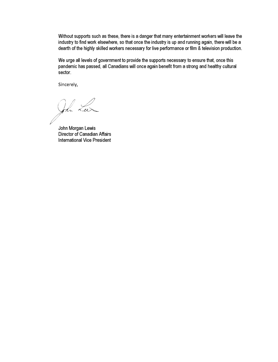 IATSE Canada 🇨🇦 tweet media