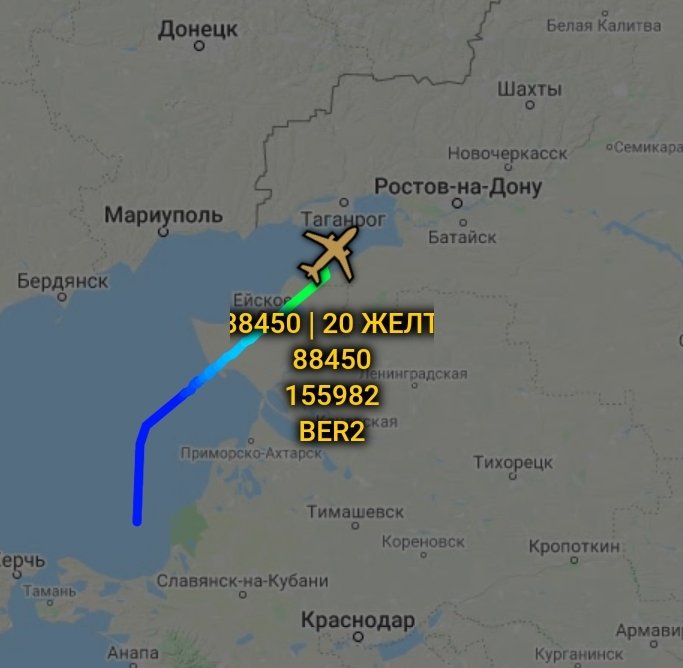 is_keelu's tweet photo. Russian Navy
Beriev BE-200ES
Spotted over the Sea of Azov
This is a new aircraft for the Russian Navy. It's first flight took place on Feb 14th 2020.
RF-88450 Hex155982 #BER2 https://t.co/2smgSkcvWl