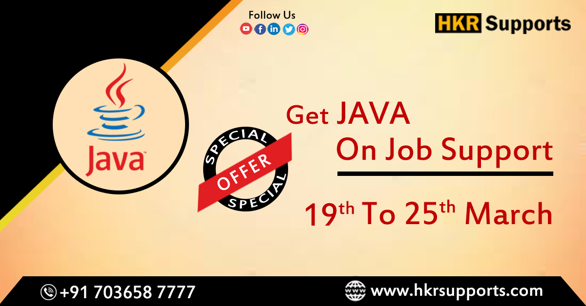 HkrSupports's tweet image. Get Java On Job Support By expert Developers
Special offer hurry up Now
For more details
Visit: hkrsupports.com/java-support
Contact : +91 7036587777
+1 872 231 0447
#Java #Javahelp #Javasupport #Javaguide #JavaTechsupport #Jobsupportonjava #Onjobsupport