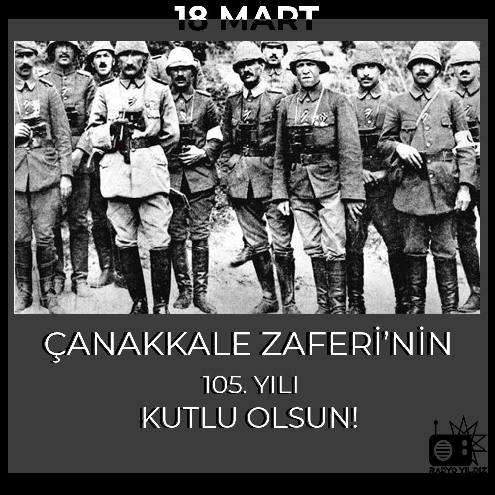 Çanakkale Zaferi’nin 105. yılında; başta ulu önder Mustafa Kemal Atatürk’ü ve Çanakkale şehitlerimizi rahmet, minnet ve saygıyla anıyoruz… #CanakkaleGecilmez