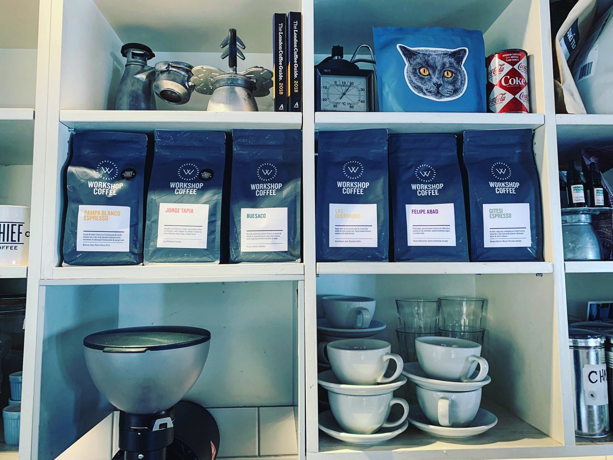 chief_coffee's tweet photo. Fresh supplies of @workshopcoffee for your home brewing needs have landed 👌🏼☕️ #filtercoffee #espresso #workshopcoffee #specialitycoffee #chiswick #turnhamgreen https://t.co/Ict8RYBOsw