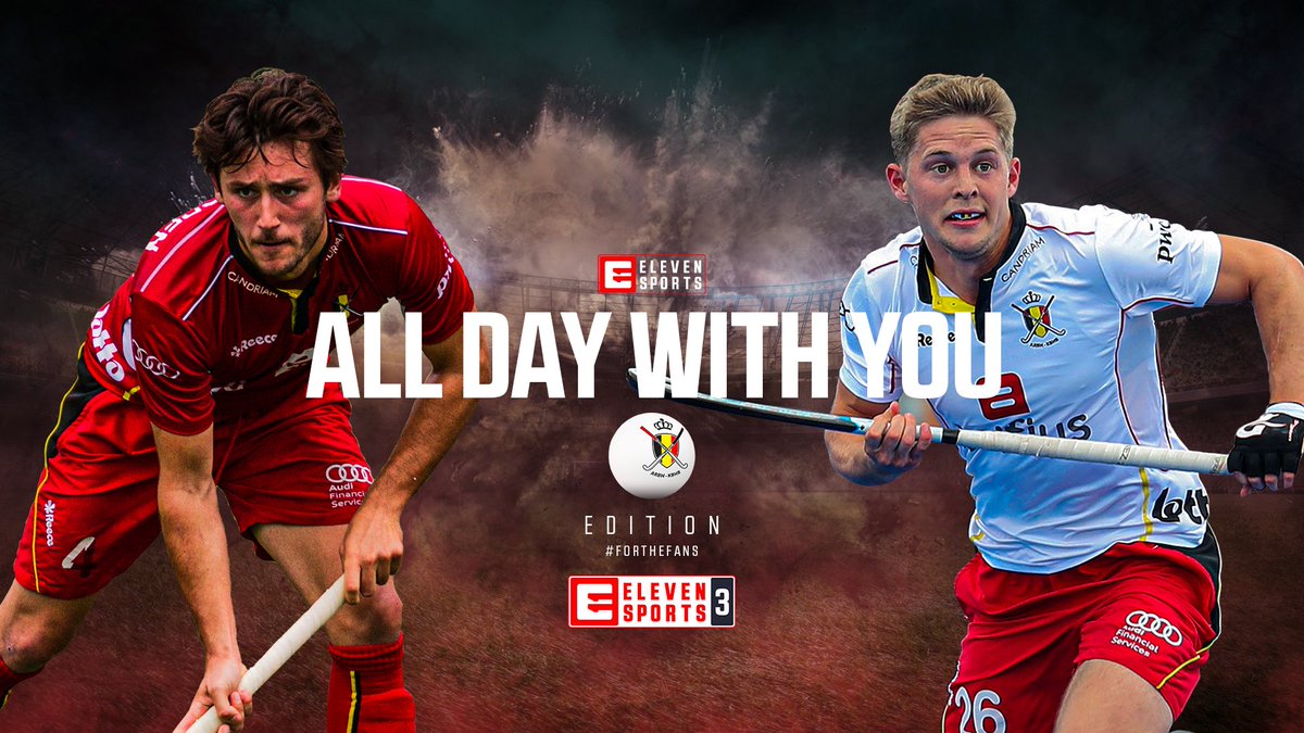 🏠 | #Blijfinuwkot en geniet morgen van onze speciale hockeydag op Eleven Sports 3!  🏑🇧🇪