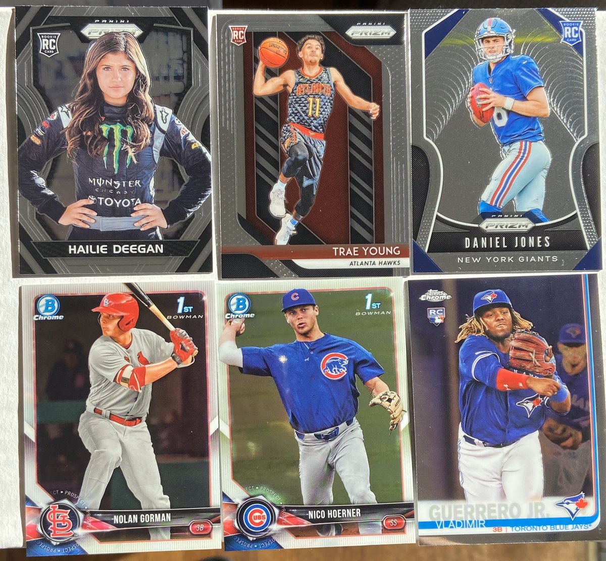 firstpitchmitch's tweet image. This one is fun! Today’s giveaway is multi-sport Prizm/Chrome RC pack! Share and follow @firstpitchmitch &amp;amp; @BaseballfineArt - drop a comment when you complete the task. Hope all is well out there! #thehobby #whodoyoucollect #mlb #baseballcards