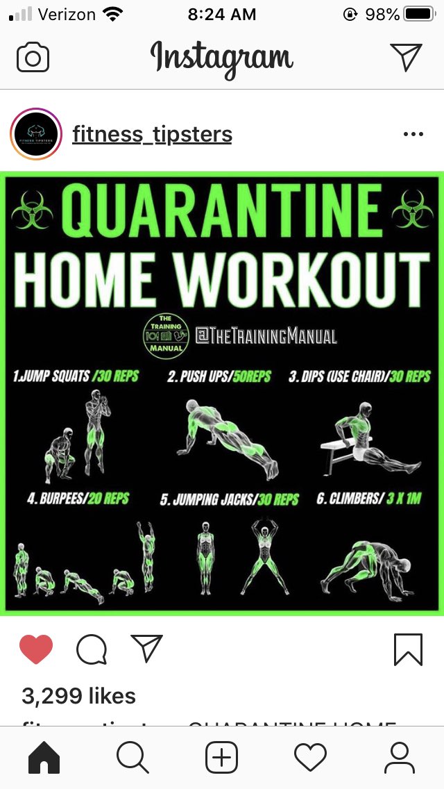 AScott2012's tweet photo. .@MSUMDragons Here’s another home workout for you! Do these exercises back to back with no rest between exercises. Rest 1-2 minutes and do a total of 2-3 sets. Follow Fitness Tipsters on Insta for more fitness tips! Get it, Dragons! https://t.co/B8Rb1TWMGZ