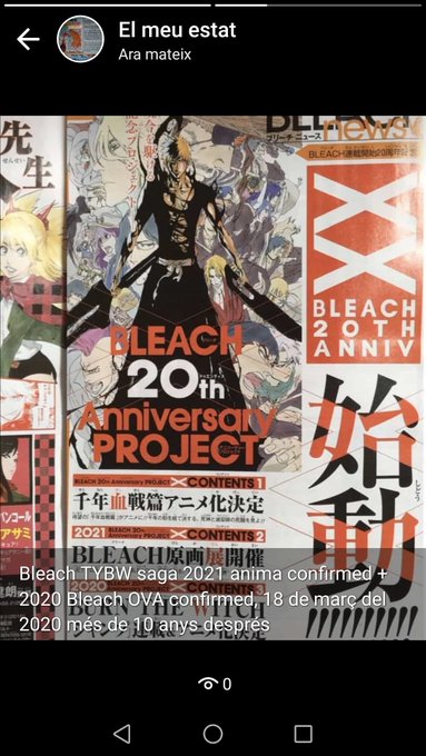 Bleach Thousand Year Blood War Anime News At Jump Festa 22