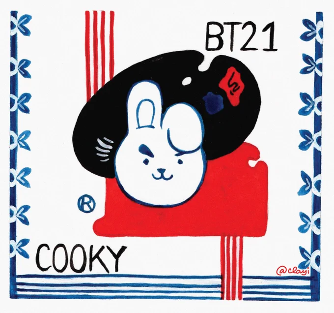 white cooky rabbit ??? #artph #artistsontwitter #BTS #BTSARMY #BT21 #JUNGKOOK #btsfanart 