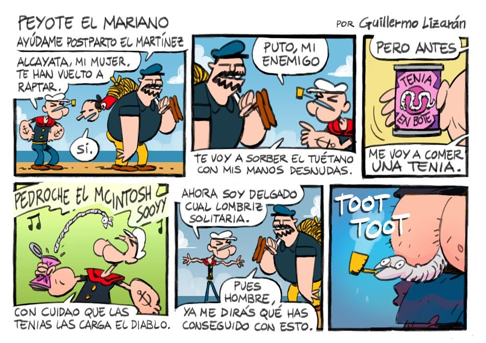 Topofarmer's tweet photo. Descubrí hace un par de días los cómics de #MrProlapso de @GuillerLizaran y es lo mejor que me ha podido pasar en la vida. Qué absurdez todo y qué despolle. Gracias. https://t.co/8s1g0qS0jM