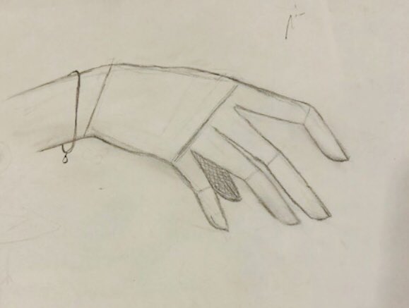 #handdrawings #drawingstudies look at how this student broke the hand into shapes to see the hand better