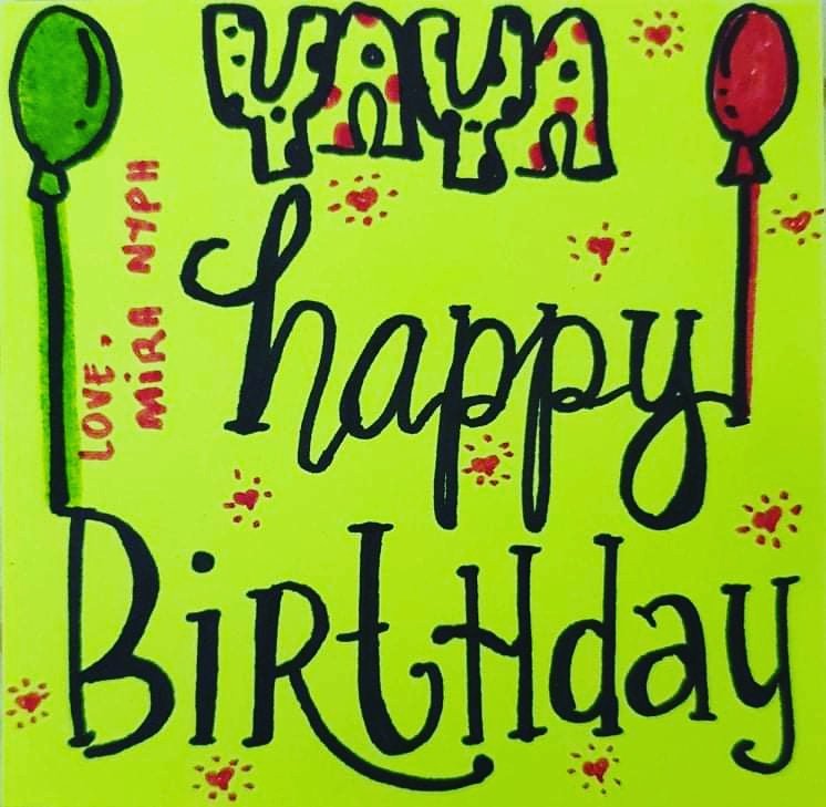 Happy happy birthday Yaya Urassaya. Wishing you a day full of pleasant surprises.  