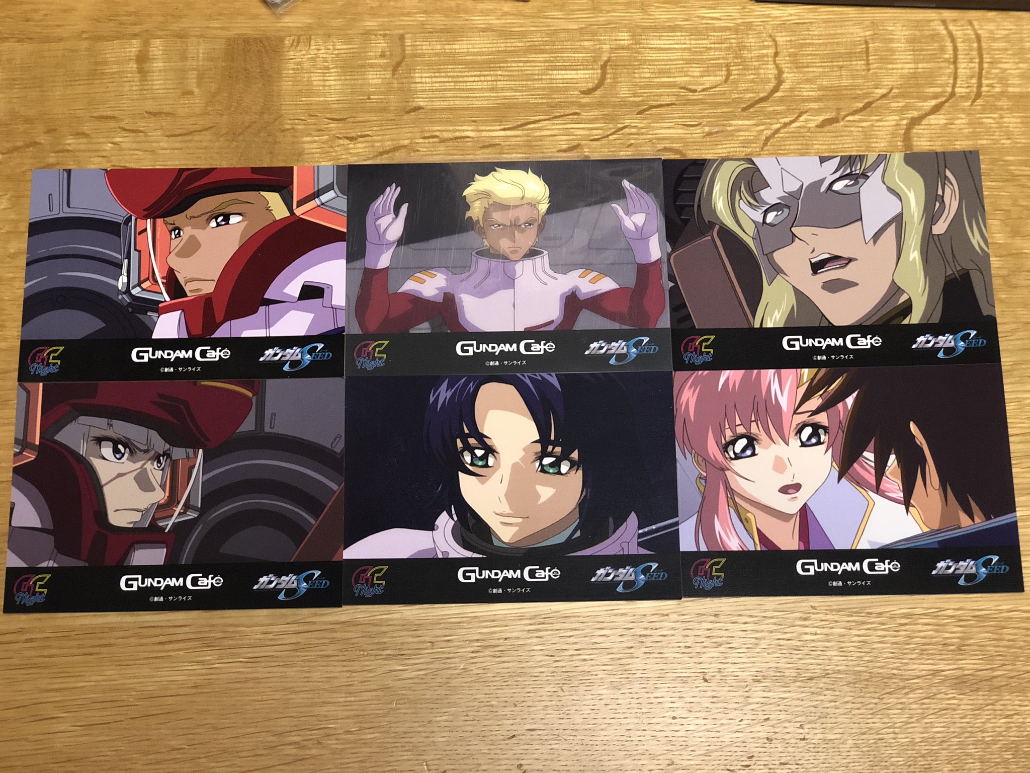 ガンダムカフェ SEED Night 限定ブロマイド ガンダムカフェ SEED Night 限定ブロマイド