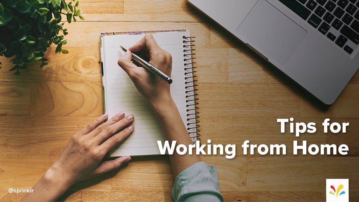 .<a href="/Sprinklr/">Sprinklr</a> employees share tips for working from home during the #coronavirus outbreak ms.spr.ly/6013TdGtP