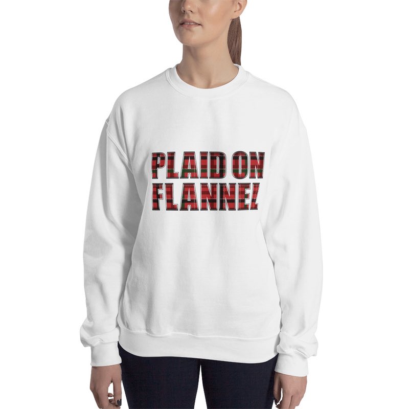 PlaidOnFlannel's tweet photo. Check out the #PlaidOnFlannel #Sweatshirt in the #POFShop! 😃 Available in 9 different colours and 8 different sizes to meet your specific needs.

👉 https://t.co/FgT5g2x6t4

#Clothing #RockMerch #Apparel #Sweater #Merchandise #Clothes #RockAndRoll #BluesRock #AlternativeRock https://t.co/caTU3I3XcT